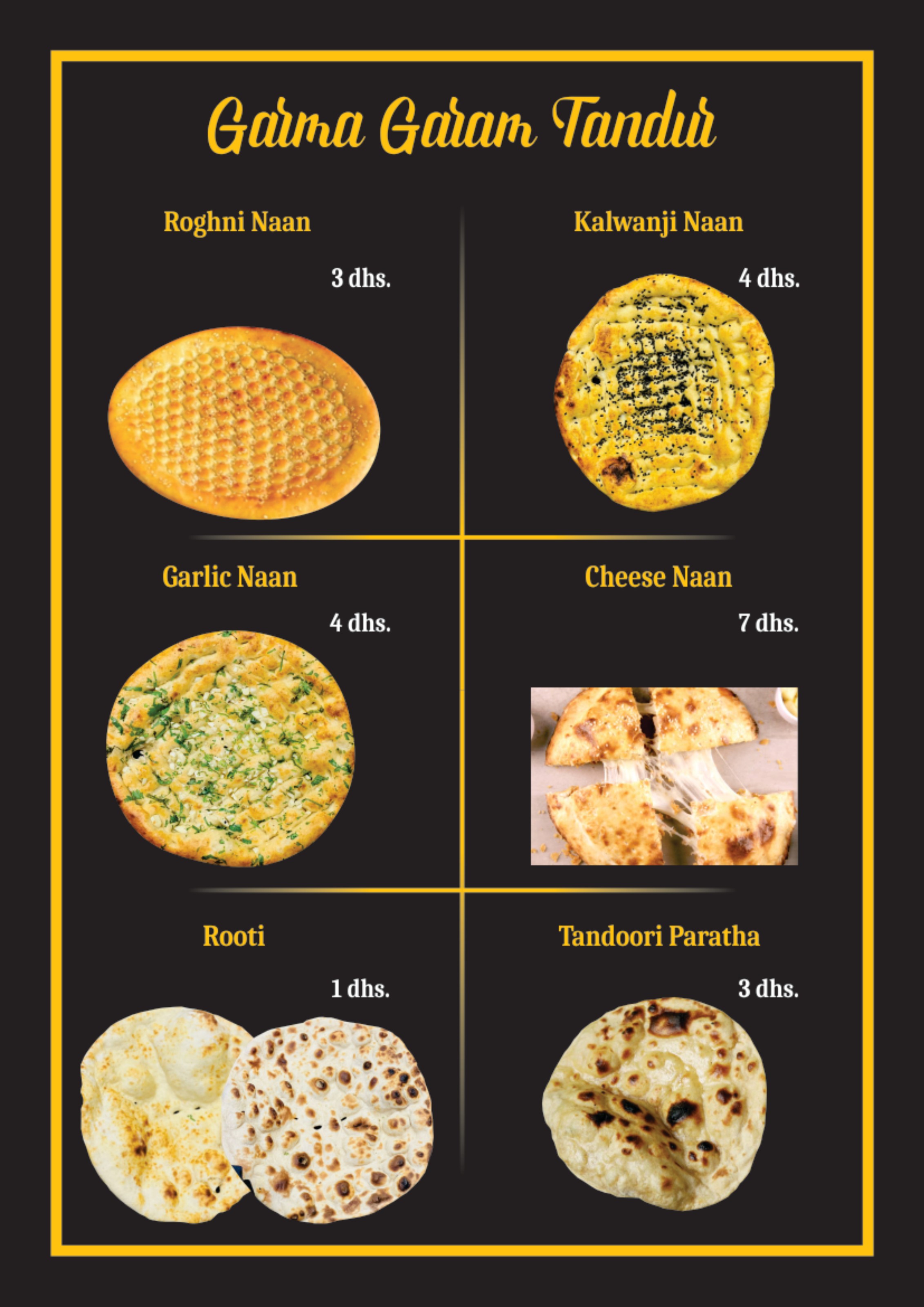 Bannu Beef Pulao menu — Garma Garam Tandur